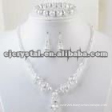 crystal glass beads necklace
